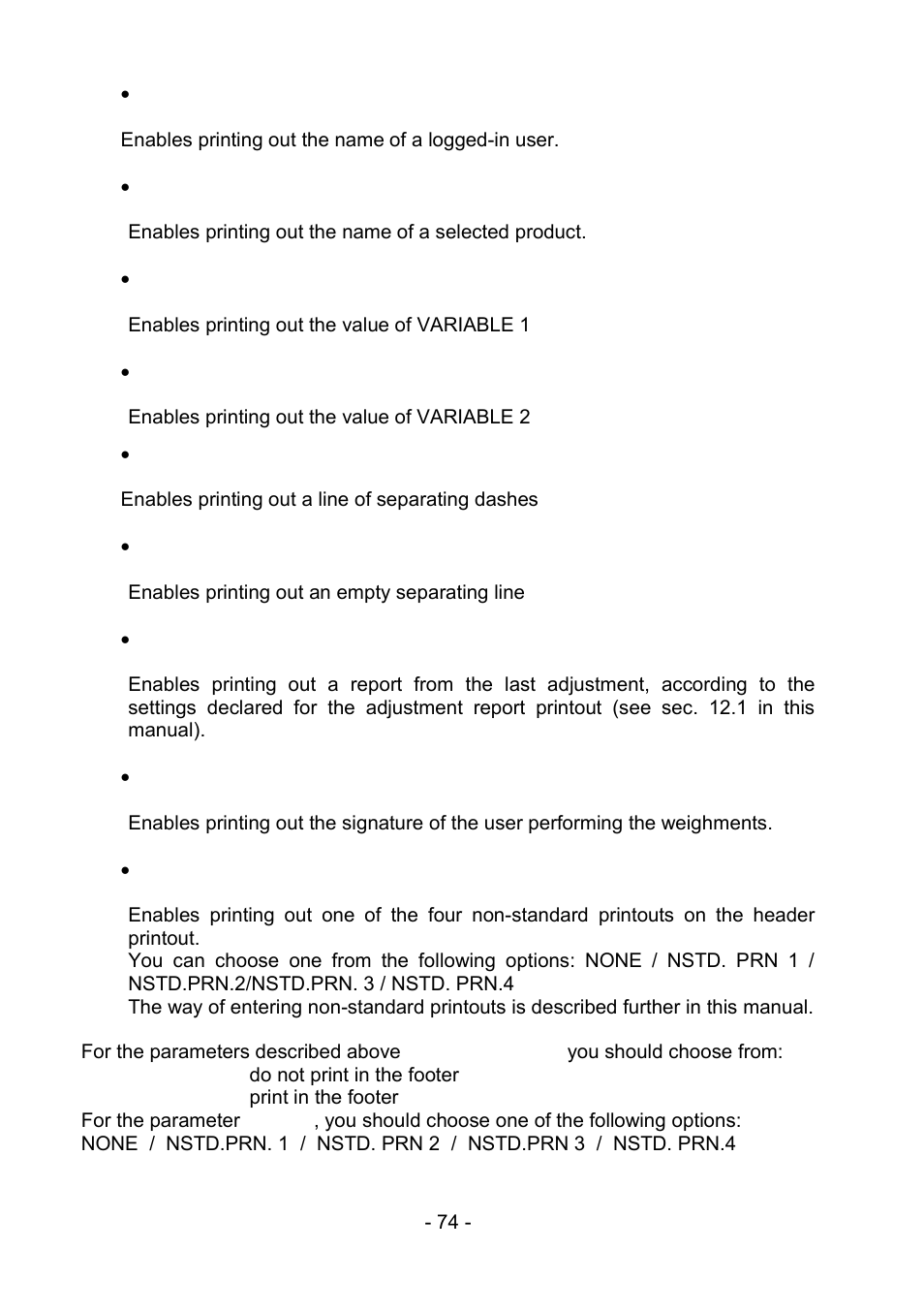 RADWAG PS 510.R2.CT Carat Balance User Manual | Page 74 / 174
