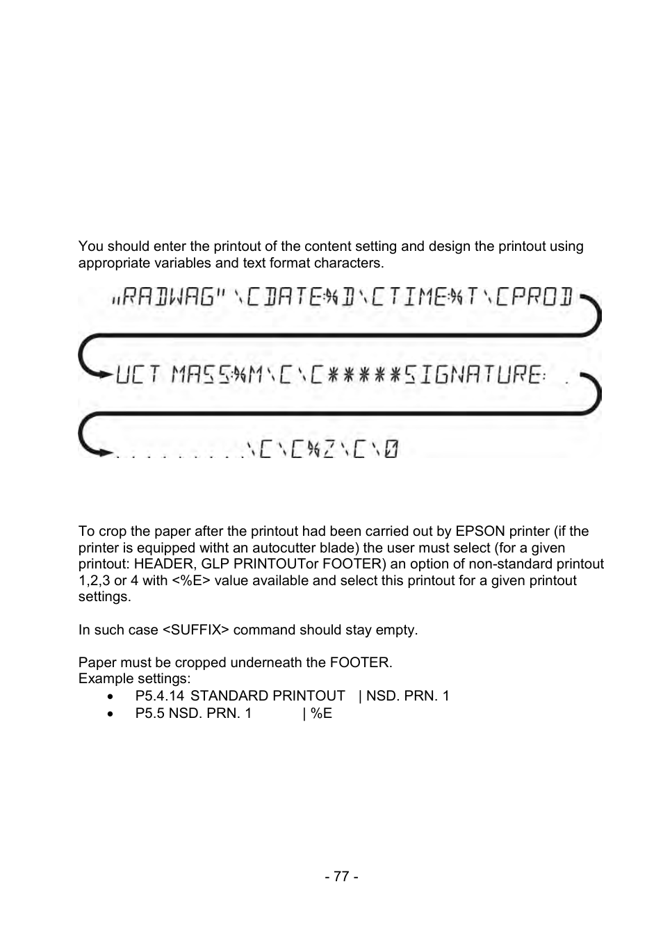 RADWAG PS 510.R2.CT Carat Balance User Manual | Page 77 / 174