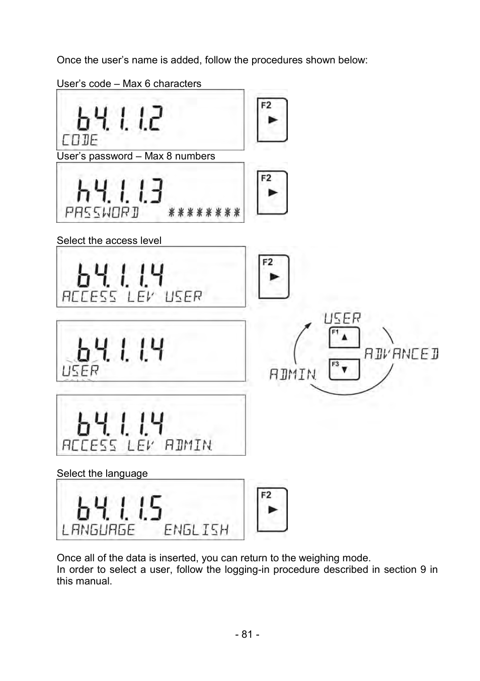 RADWAG PS 510.R2.CT Carat Balance User Manual | Page 81 / 174