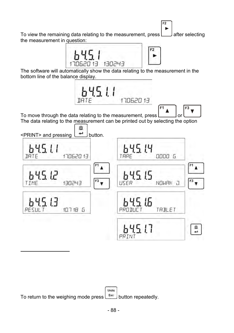 RADWAG PS 510.R2.CT Carat Balance User Manual | Page 88 / 174