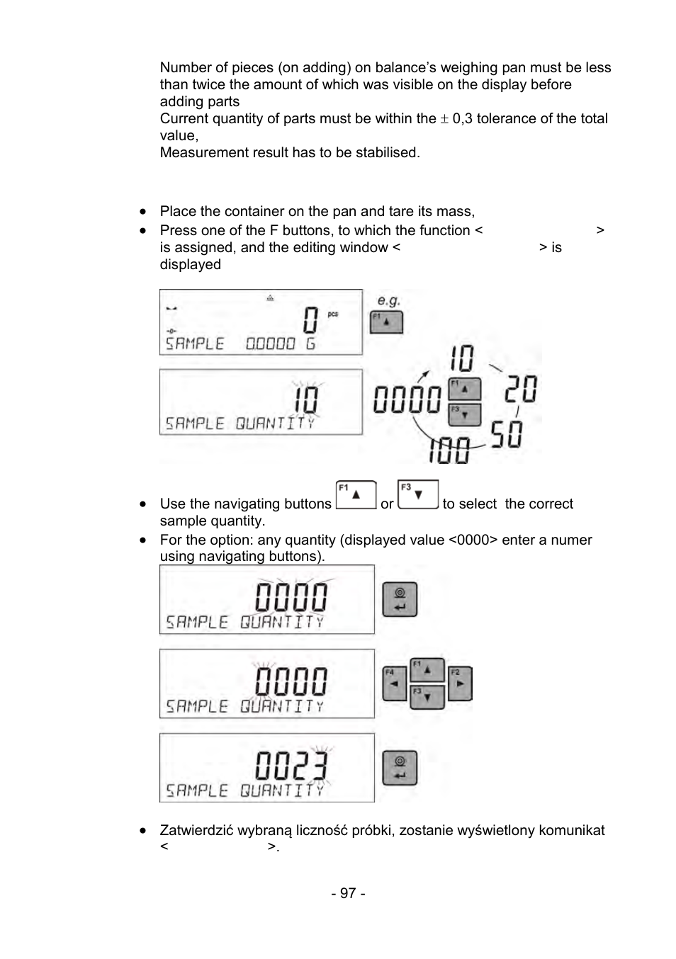 RADWAG PS 510.R2.CT Carat Balance User Manual | Page 97 / 174