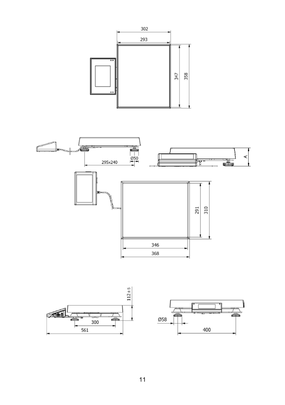 RADWAG WLY Scales User Manual | Page 11 / 225