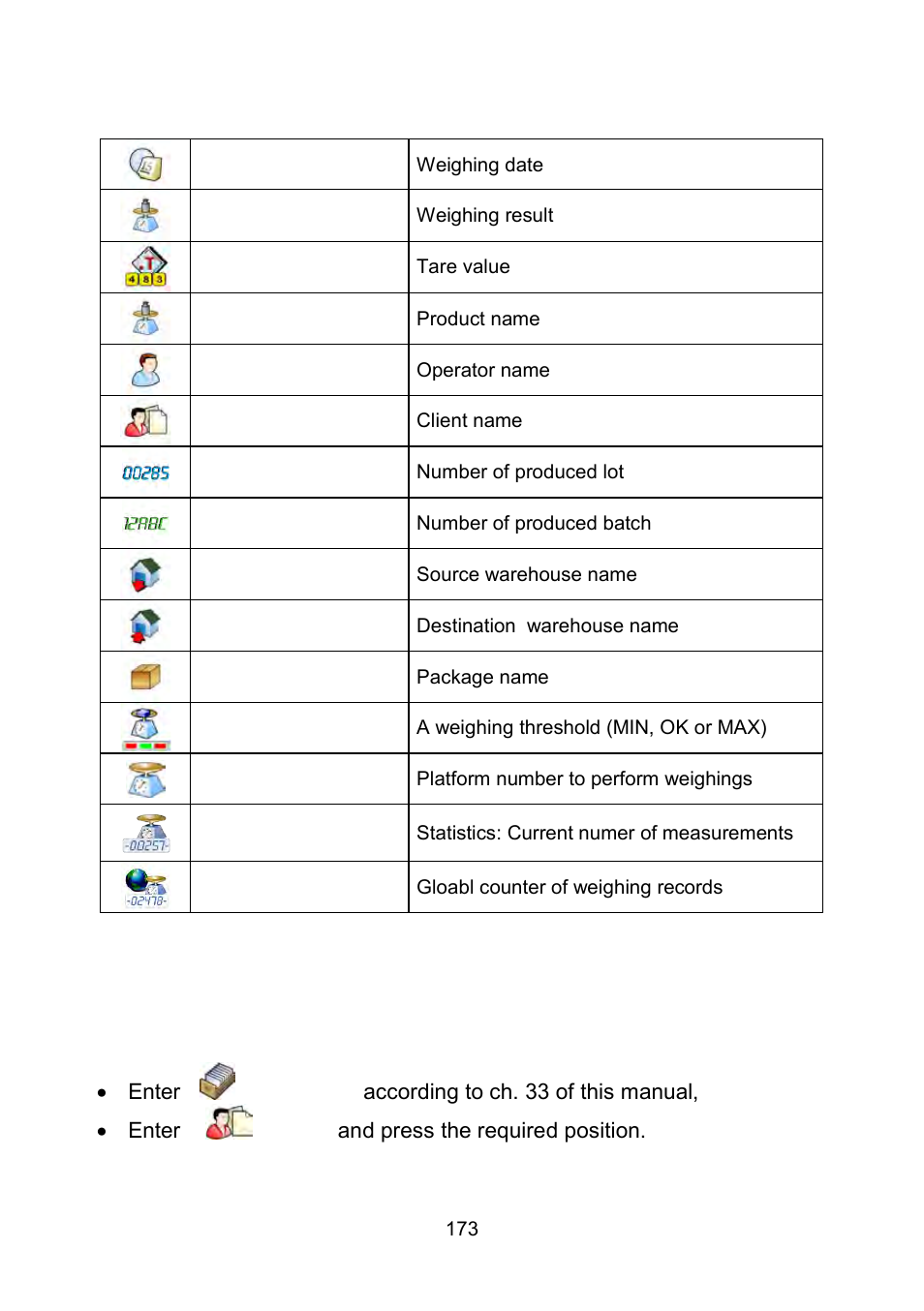 Database of clients | RADWAG WLY Scales User Manual | Page 173 / 225