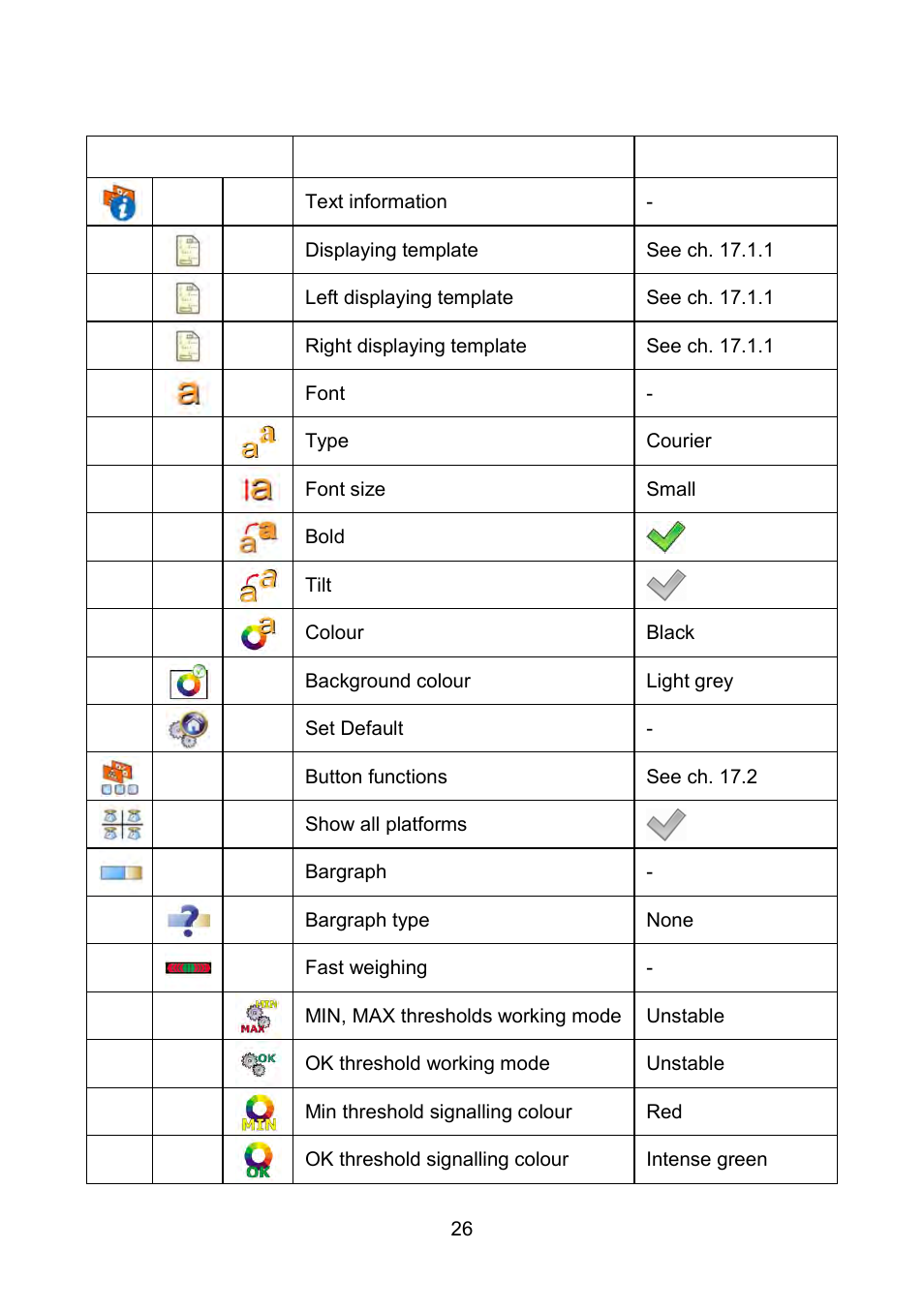 Display | RADWAG WLY Scales User Manual | Page 26 / 225