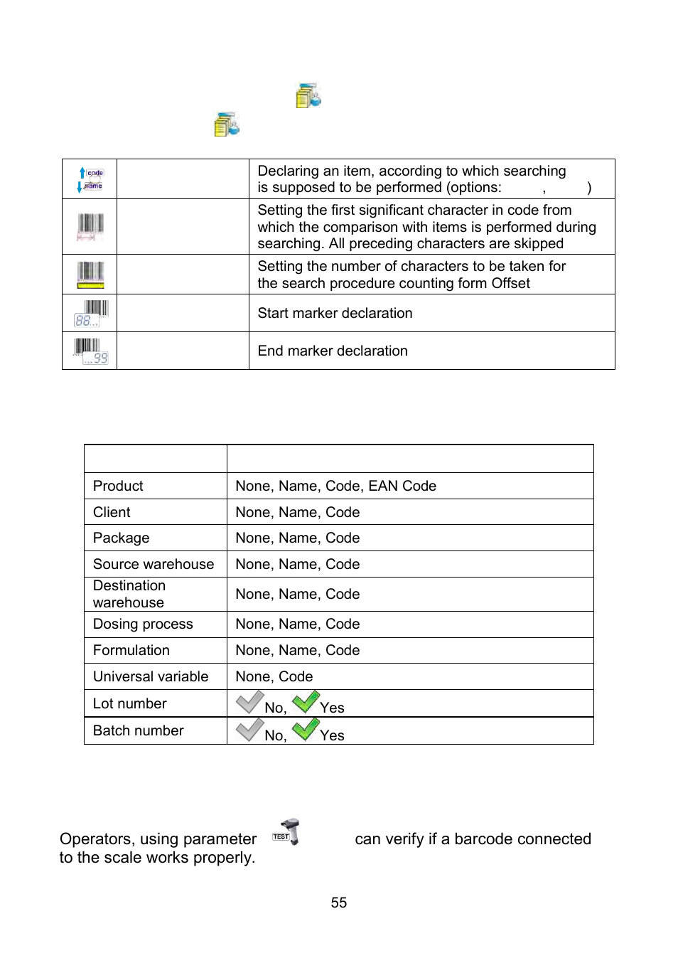 Test | RADWAG WLY Scales User Manual | Page 55 / 225