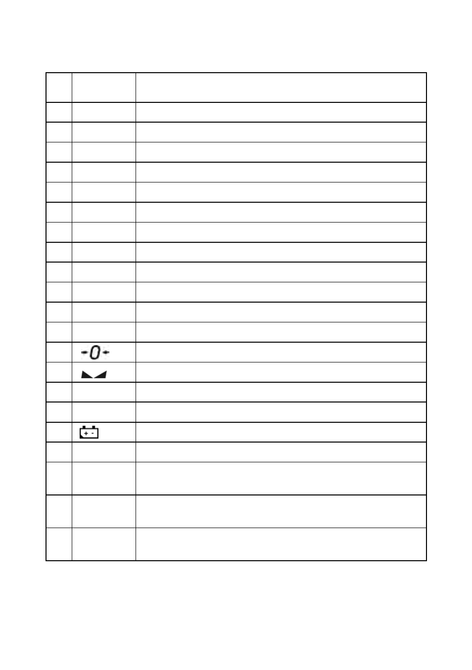 Inscriptions on the display | RADWAG WTB 2000 Precision Balance User Manual | Page 12 / 67