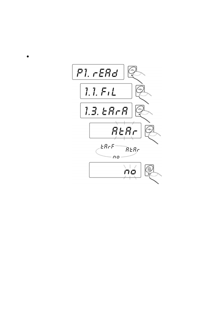 Tare function | RADWAG WTB 2000 Precision Balance User Manual | Page 23 / 67