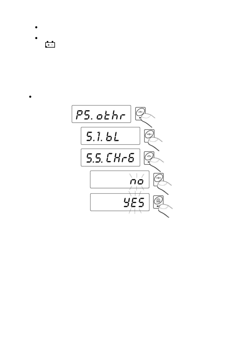 Formatting rechargeable battery packs | RADWAG WTB 2000 Precision Balance User Manual | Page 33 / 67