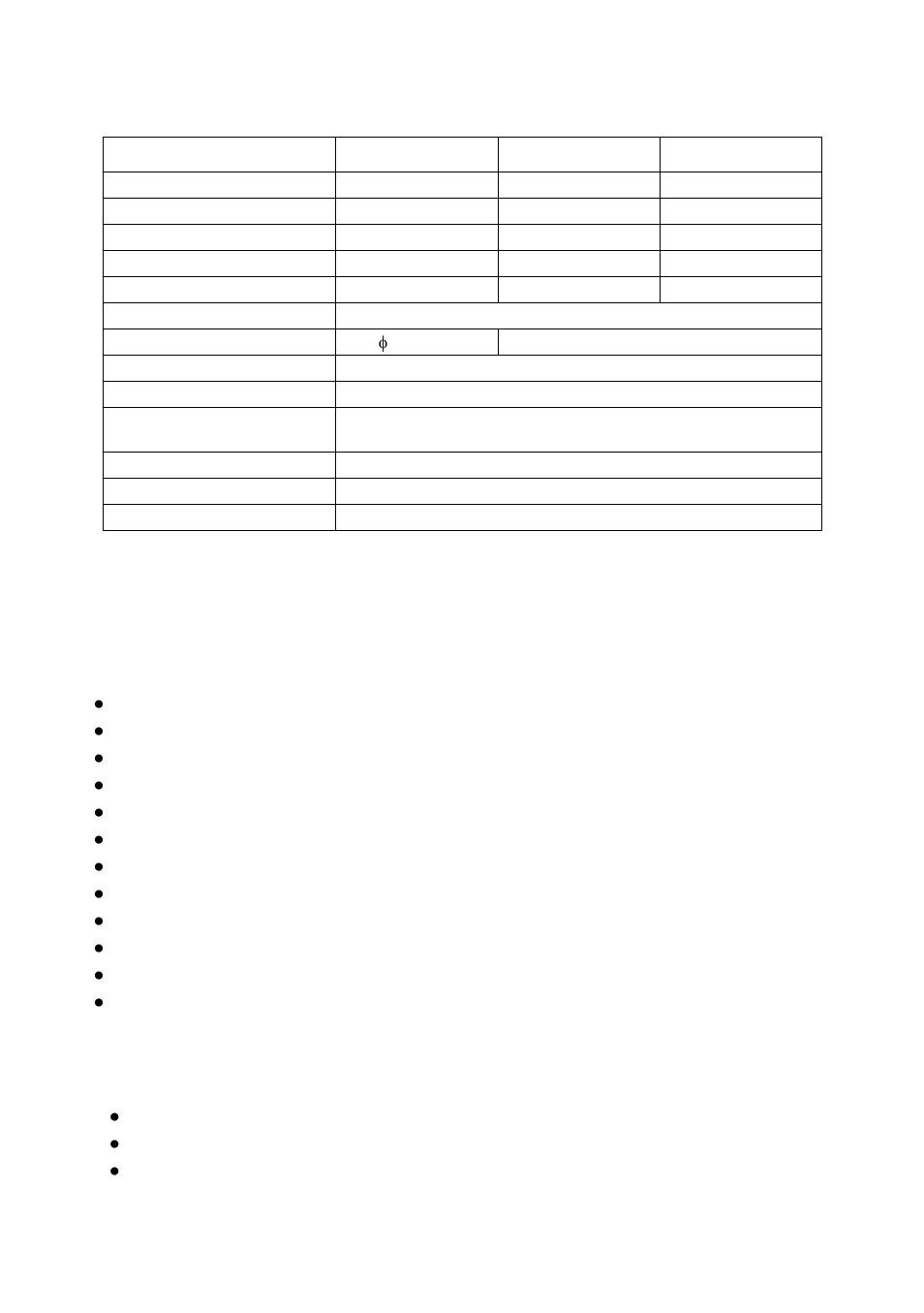 Technical parameters, Additional equipment | RADWAG WTB 2000 Precision Balance User Manual | Page 66 / 67