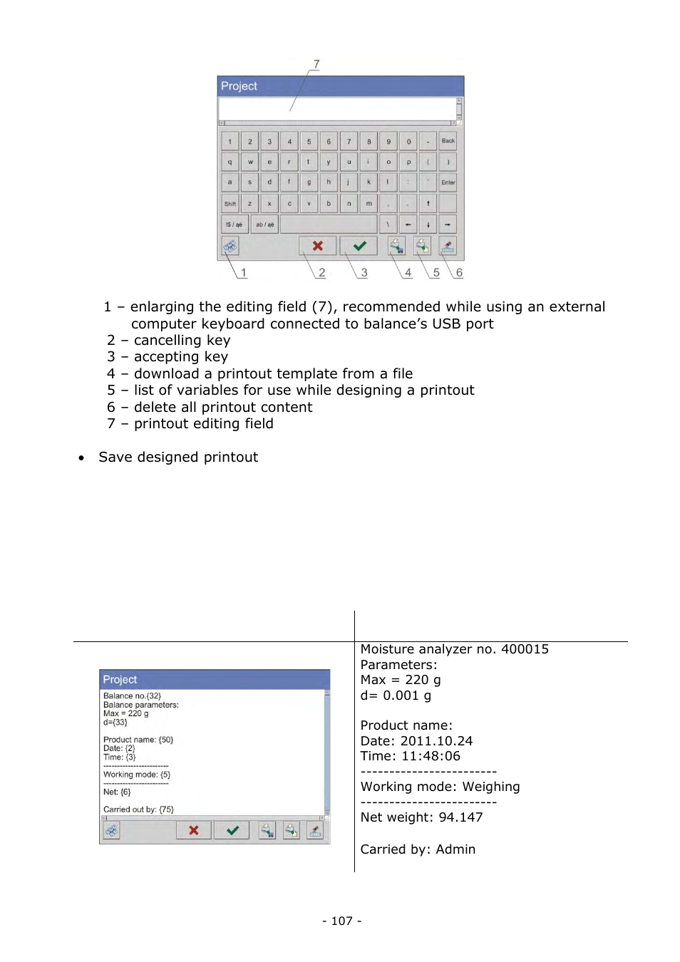 RADWAG MA 200.3Y Moisture Analyzer User Manual | Page 107 / 170