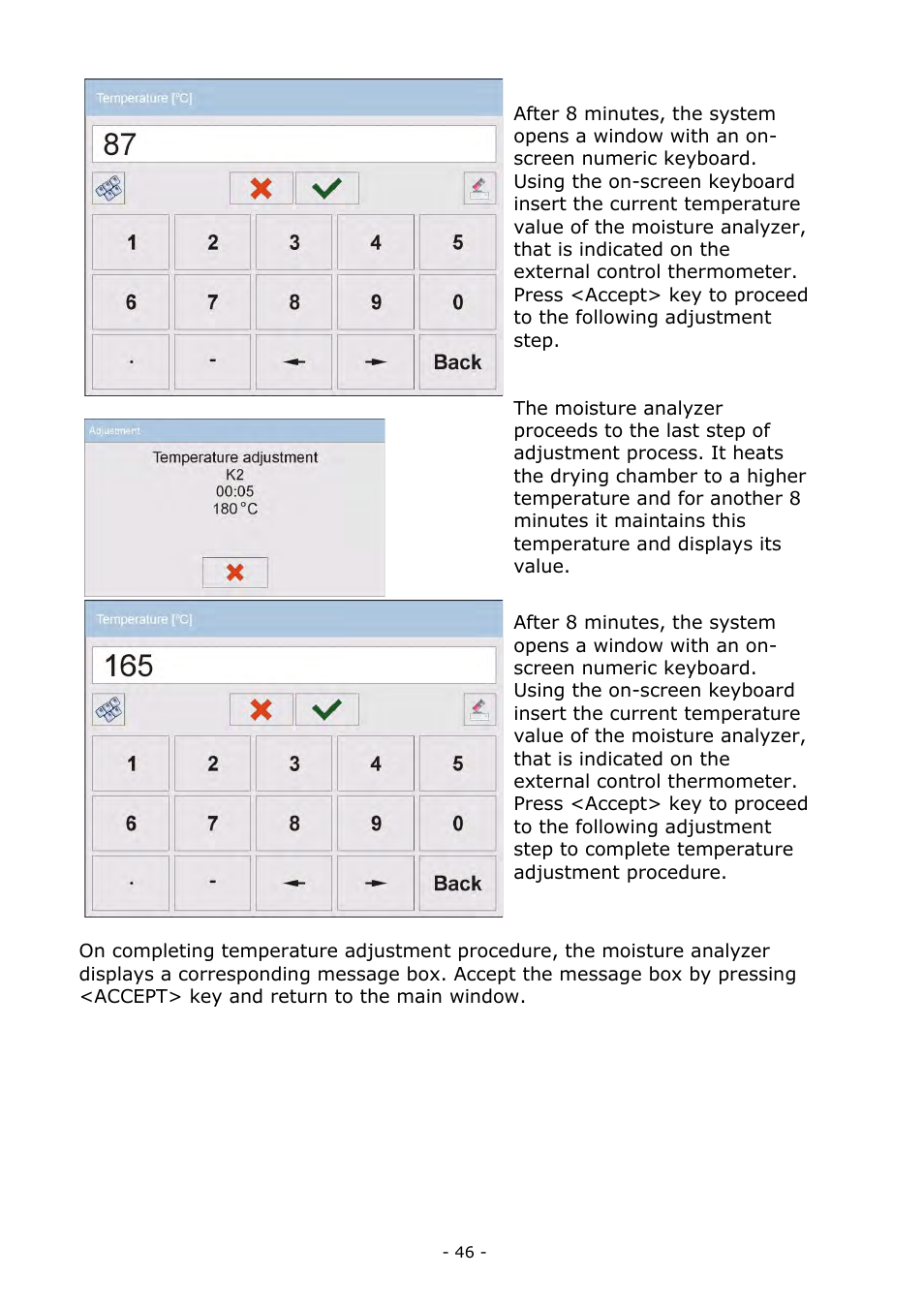 RADWAG MA 200.3Y Moisture Analyzer User Manual | Page 46 / 170