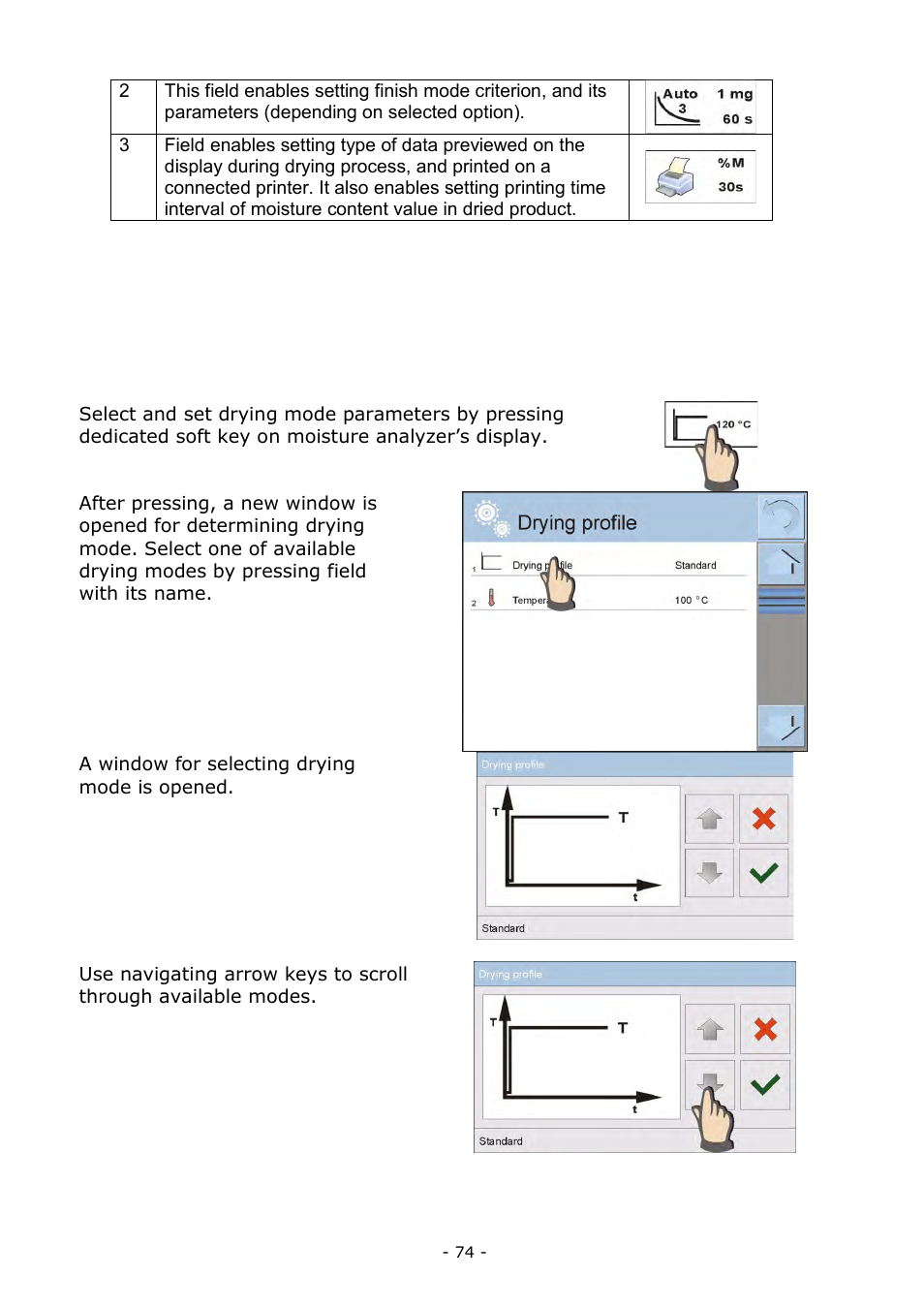 RADWAG MA 200.3Y Moisture Analyzer User Manual | Page 74 / 170