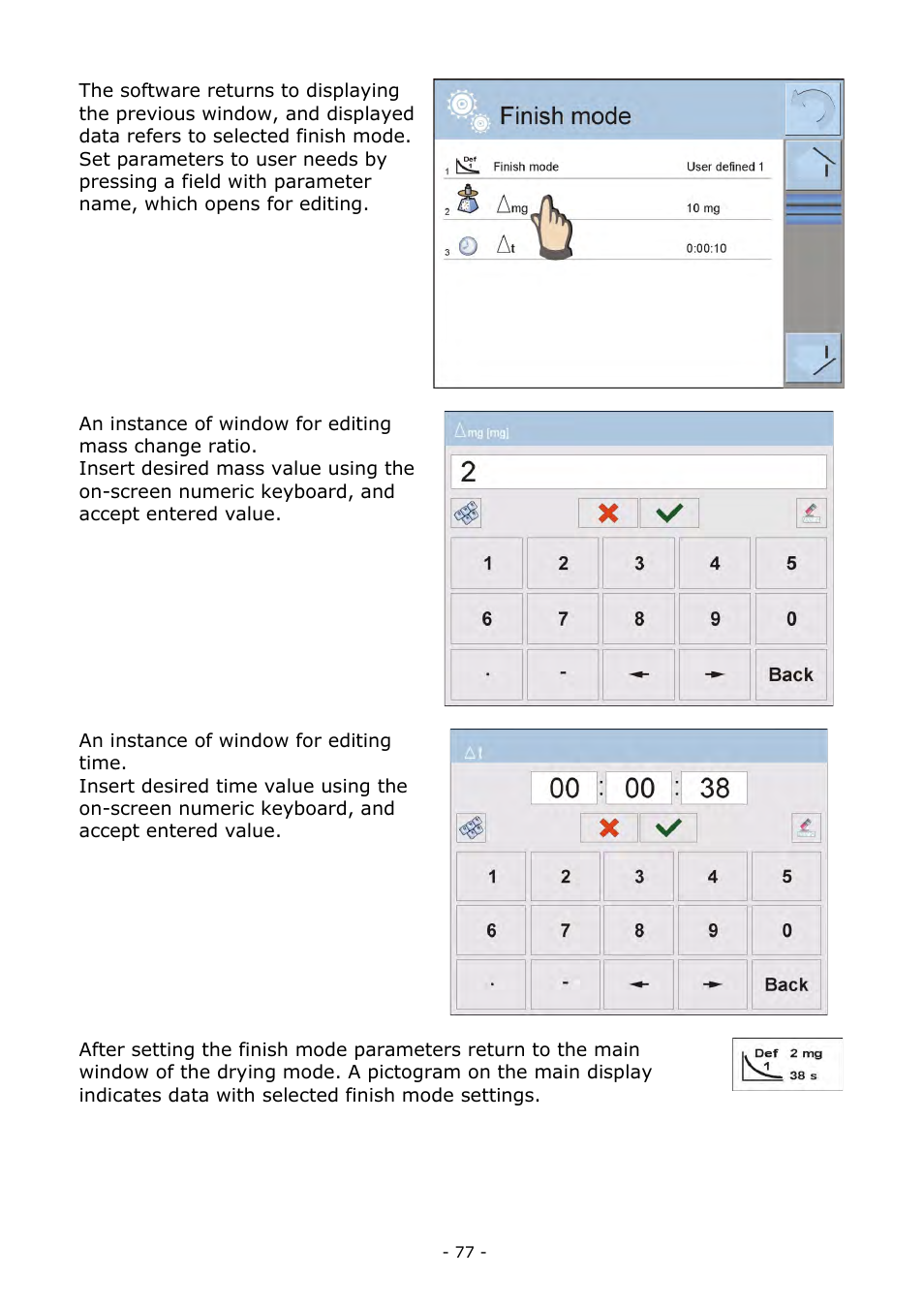 RADWAG MA 200.3Y Moisture Analyzer User Manual | Page 77 / 170
