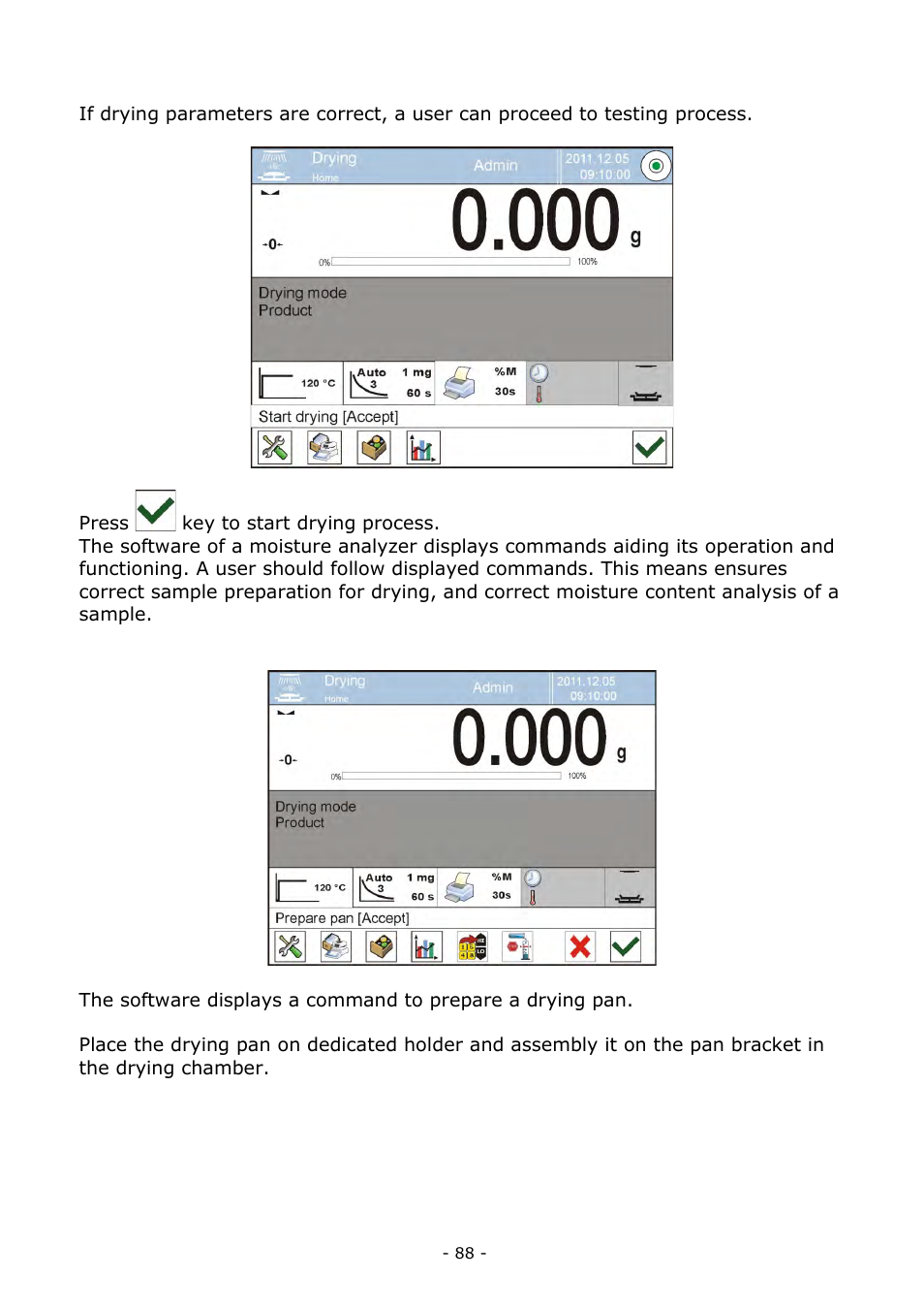 RADWAG MA 200.3Y Moisture Analyzer User Manual | Page 88 / 170