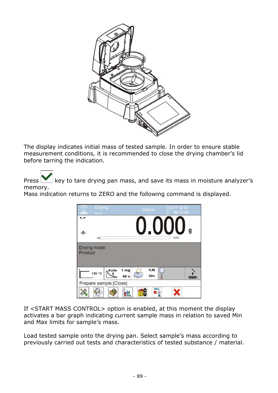 RADWAG MA 200.3Y Moisture Analyzer User Manual | Page 89 / 170