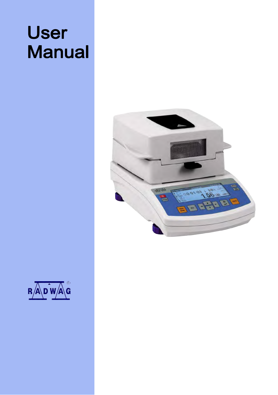 RADWAG MAX 60 Moisture Analyzer User Manual | 88 pages