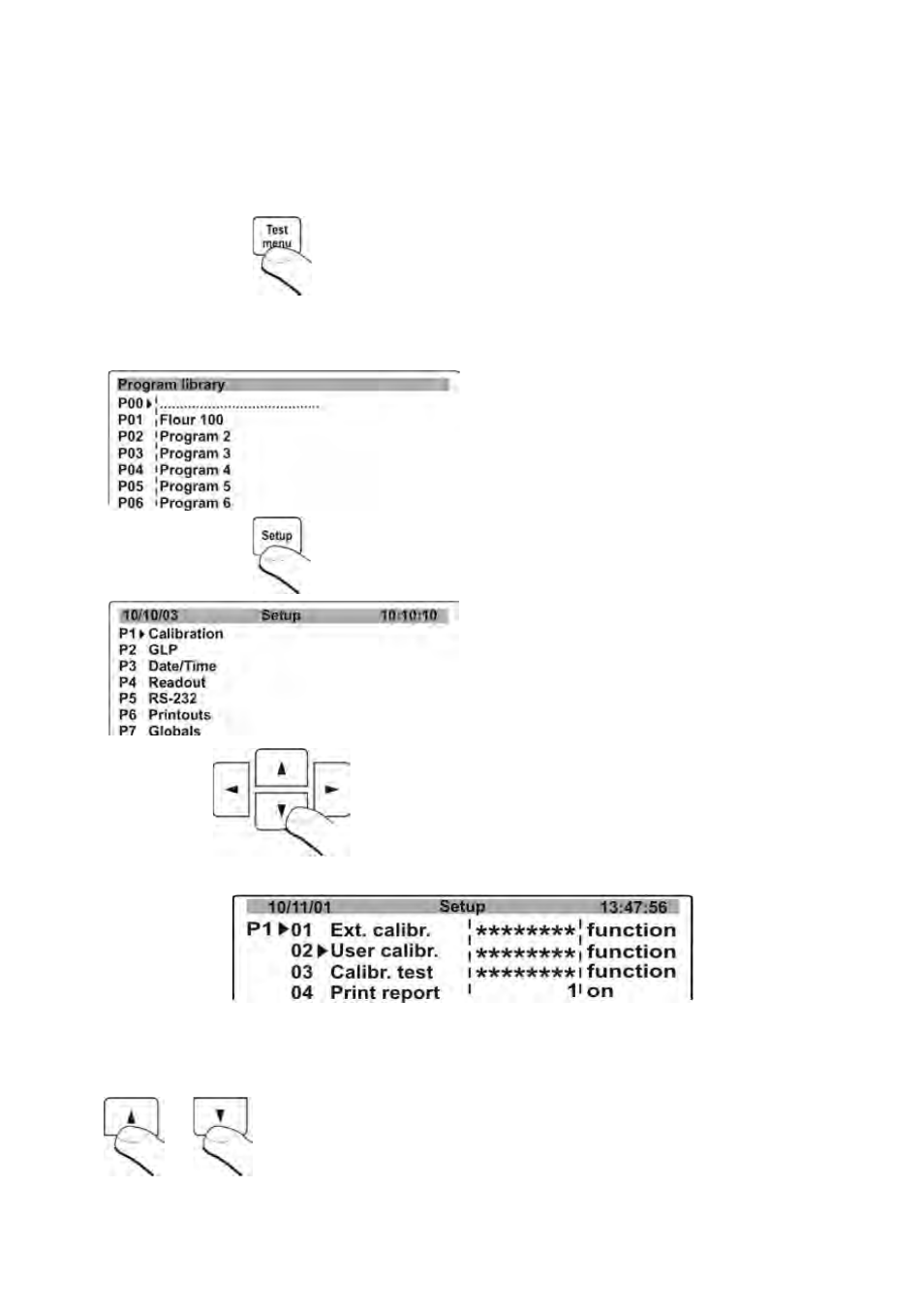 Menu operation using moisture analyzer keyboard | RADWAG MAX 60 Moisture Analyzer User Manual | Page 20 / 88