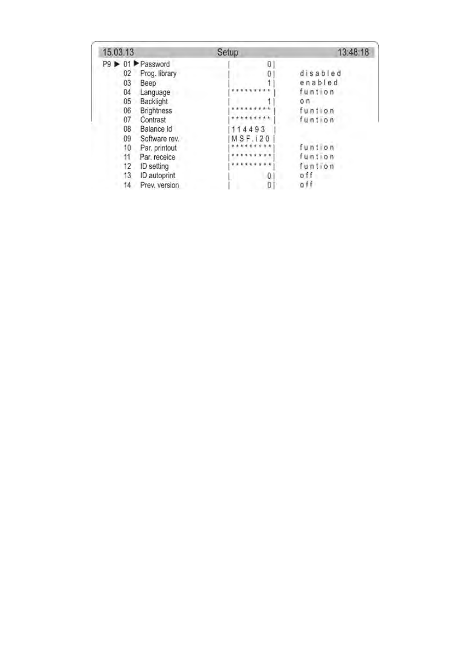 Parameter settings | RADWAG MAX 60 Moisture Analyzer User Manual | Page 45 / 88