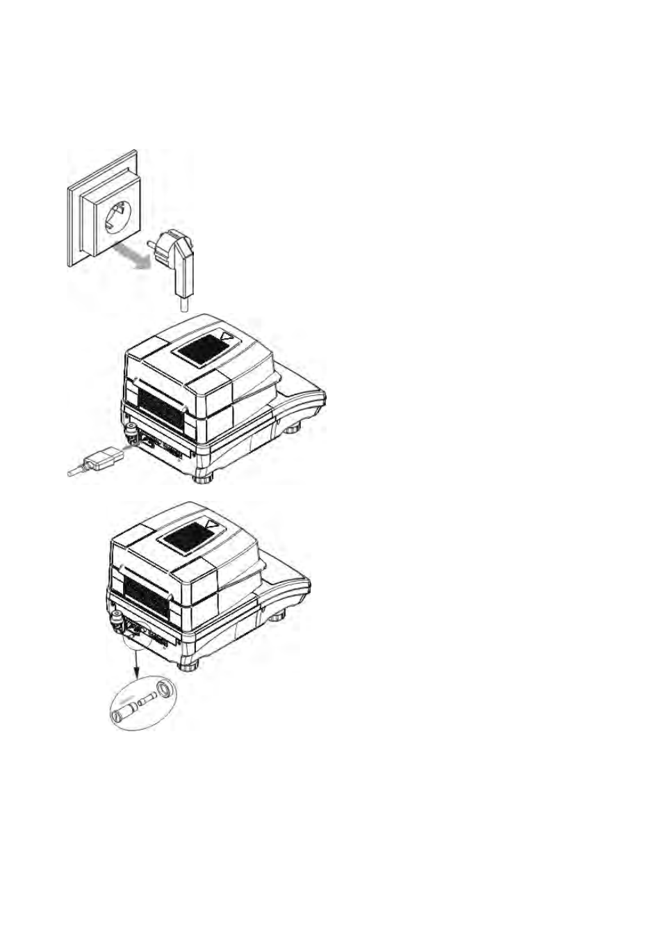 Replacing the fuses | RADWAG MAX 60 Moisture Analyzer User Manual | Page 83 / 88