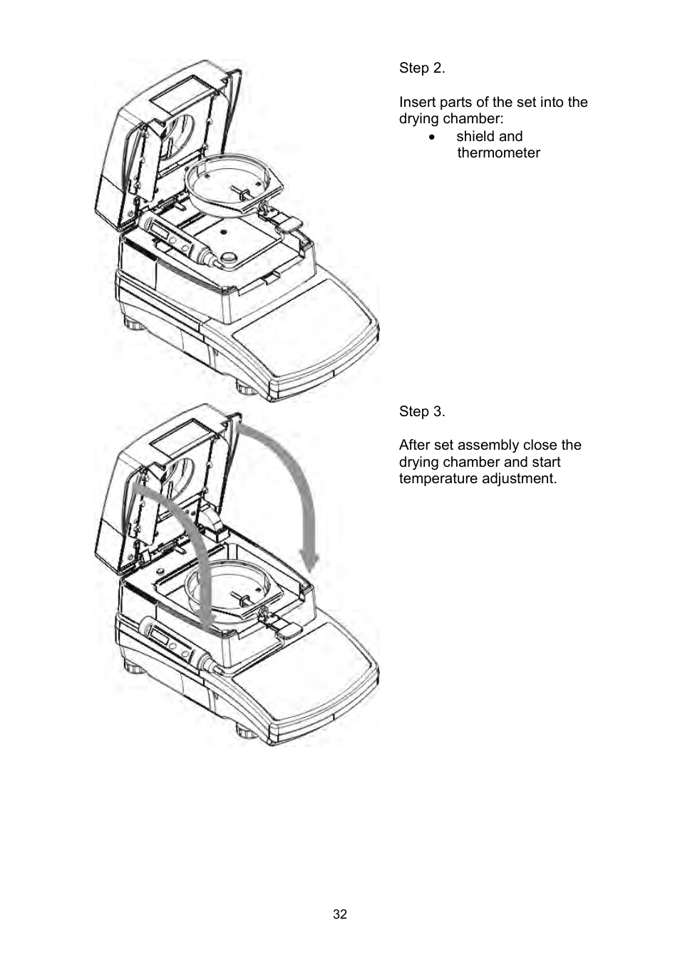RADWAG MAC 210 Moisture Analyzer User Manual | Page 32 / 60
