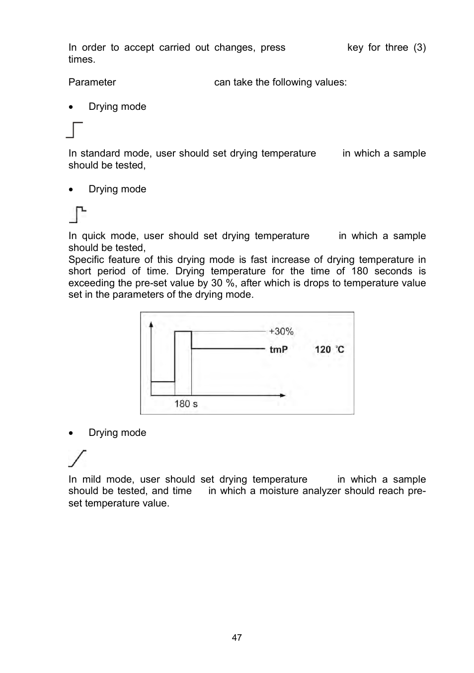 RADWAG MAC 210 Moisture Analyzer User Manual | Page 47 / 60