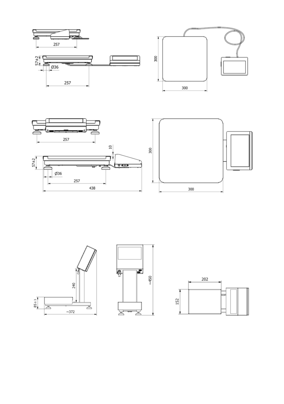 Waterproof scales of wpt/h series, Aterproof scales of wpt/h series | RADWAG Scales of WPT series User Manual | Page 10 / 85