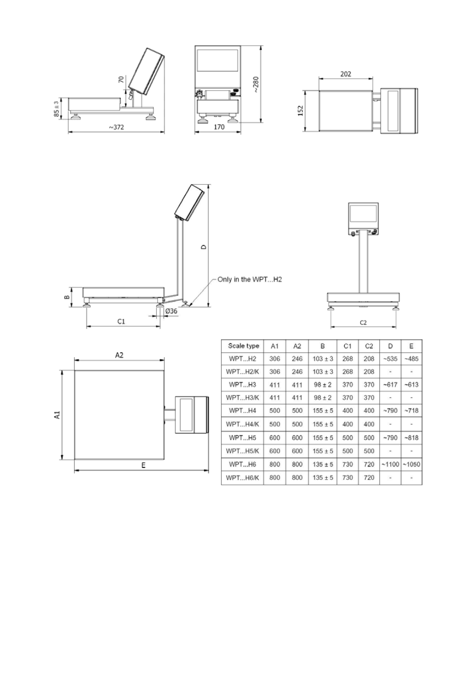 RADWAG Scales of WPT series User Manual | Page 11 / 85
