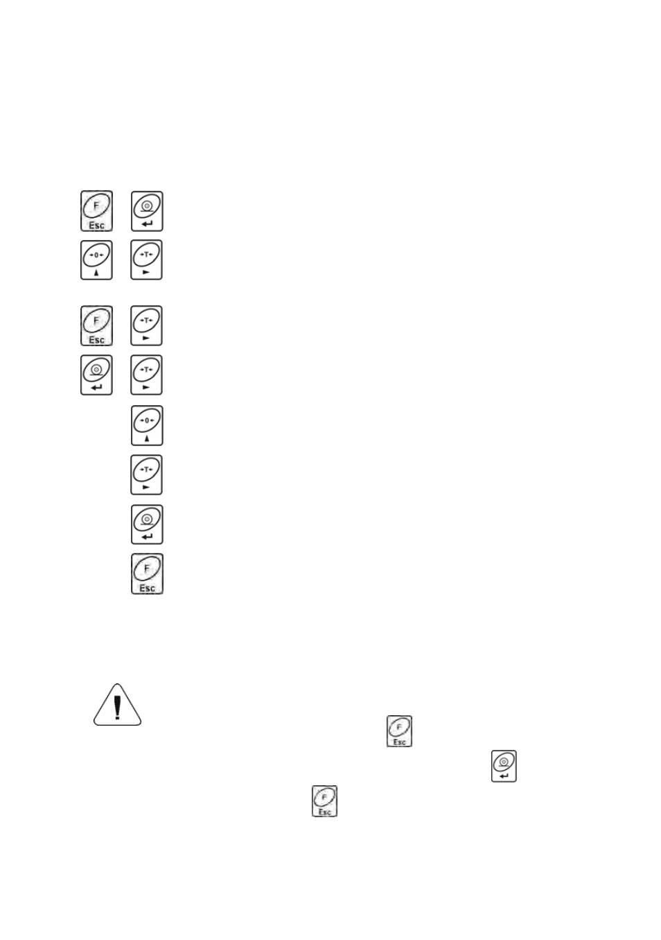Browsing user menu, Keypad, Return to the weighing mode | RADWAG Scales of WPT series User Manual | Page 23 / 85