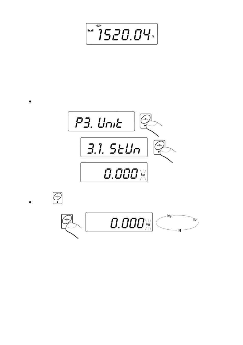 Selection of basic weight unit, Eight unit, Selection of basic w | RADWAG Scales of WPT series User Manual | Page 27 / 85
