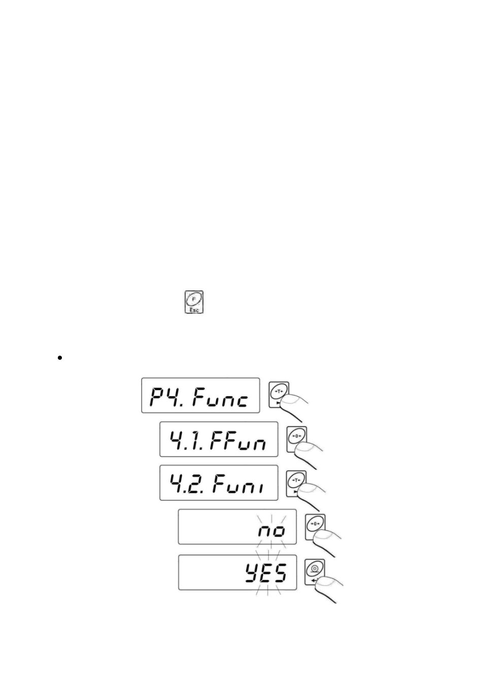 Work modes, Setting accessibility of operation modes, Of operation modes | Setting accessibility | RADWAG Scales of WPT series User Manual | Page 43 / 85