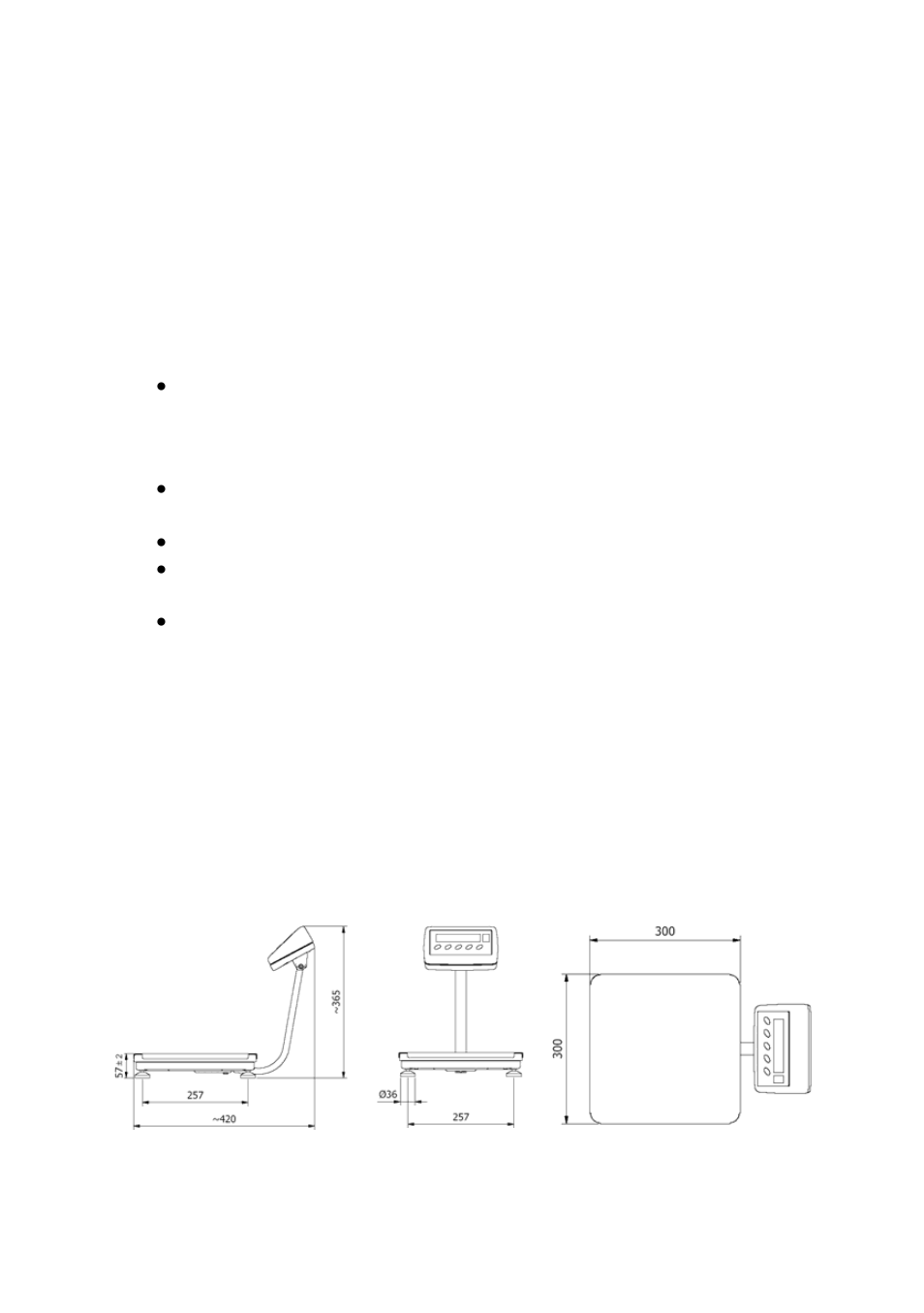 Warranty conditions, Main dimensions, Table scales wpt/f series | Main, Mensions, Able scales wpt/f series | RADWAG Scales of WPT series User Manual | Page 9 / 85