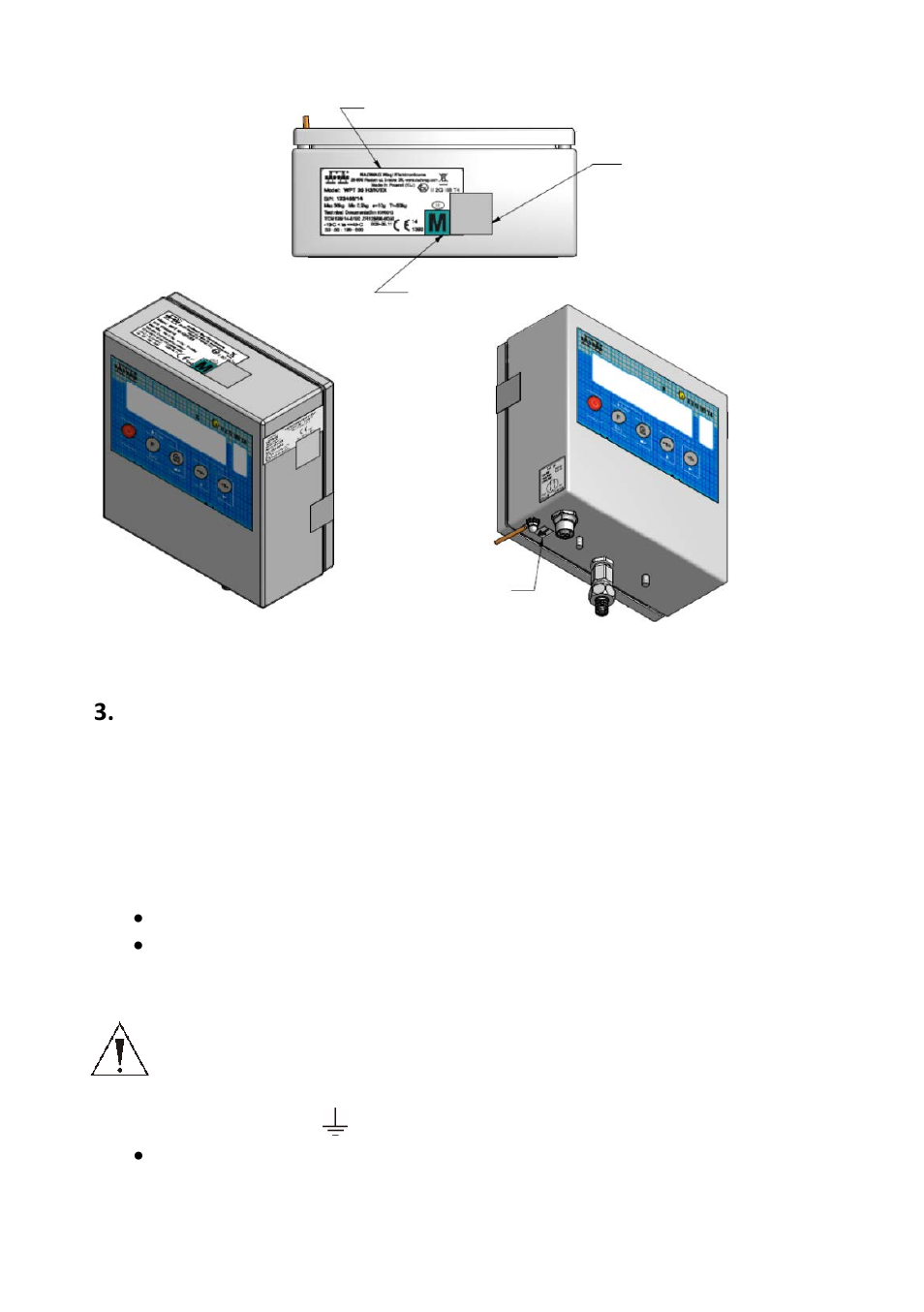 Start-up, Scale placing | RADWAG PUE C indicator User Manual | Page 10 / 47