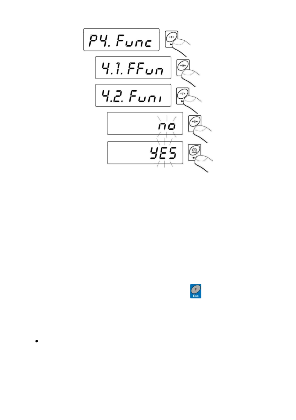Determining number of accessible modes | RADWAG PUE C indicator User Manual | Page 29 / 47