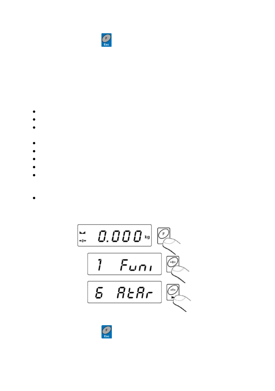 Automatic tare | RADWAG PUE C indicator User Manual | Page 37 / 47