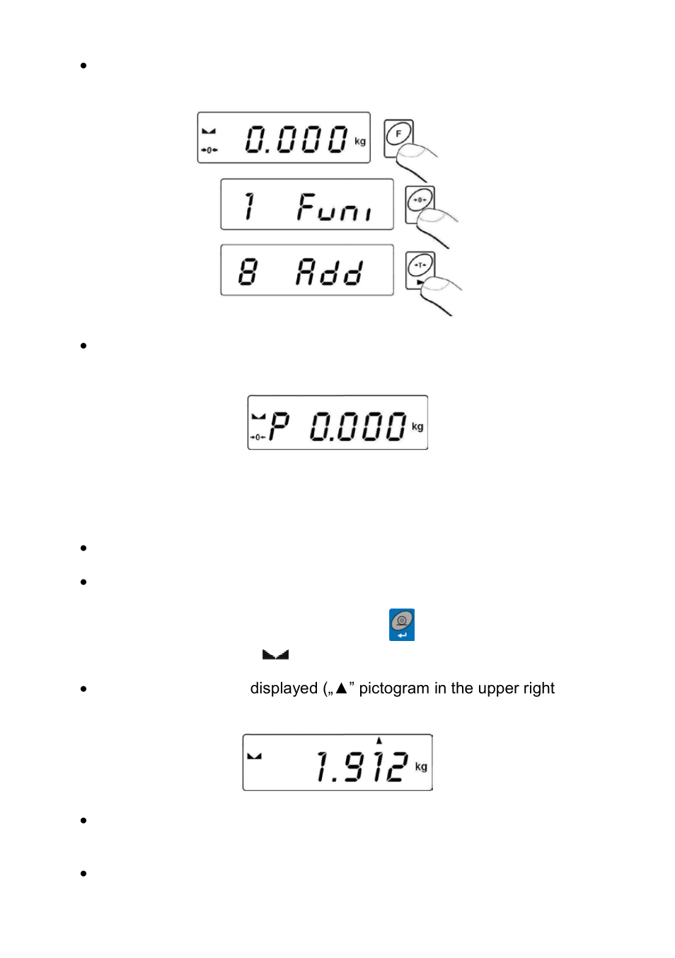 Totalizing procedure | RADWAG PUE C indicator User Manual | Page 39 / 47