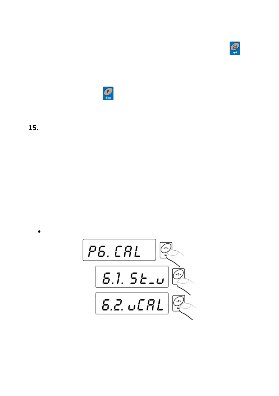 Adjustment, Adjustment procedure | RADWAG PUE C indicator User Manual | Page 41 / 47