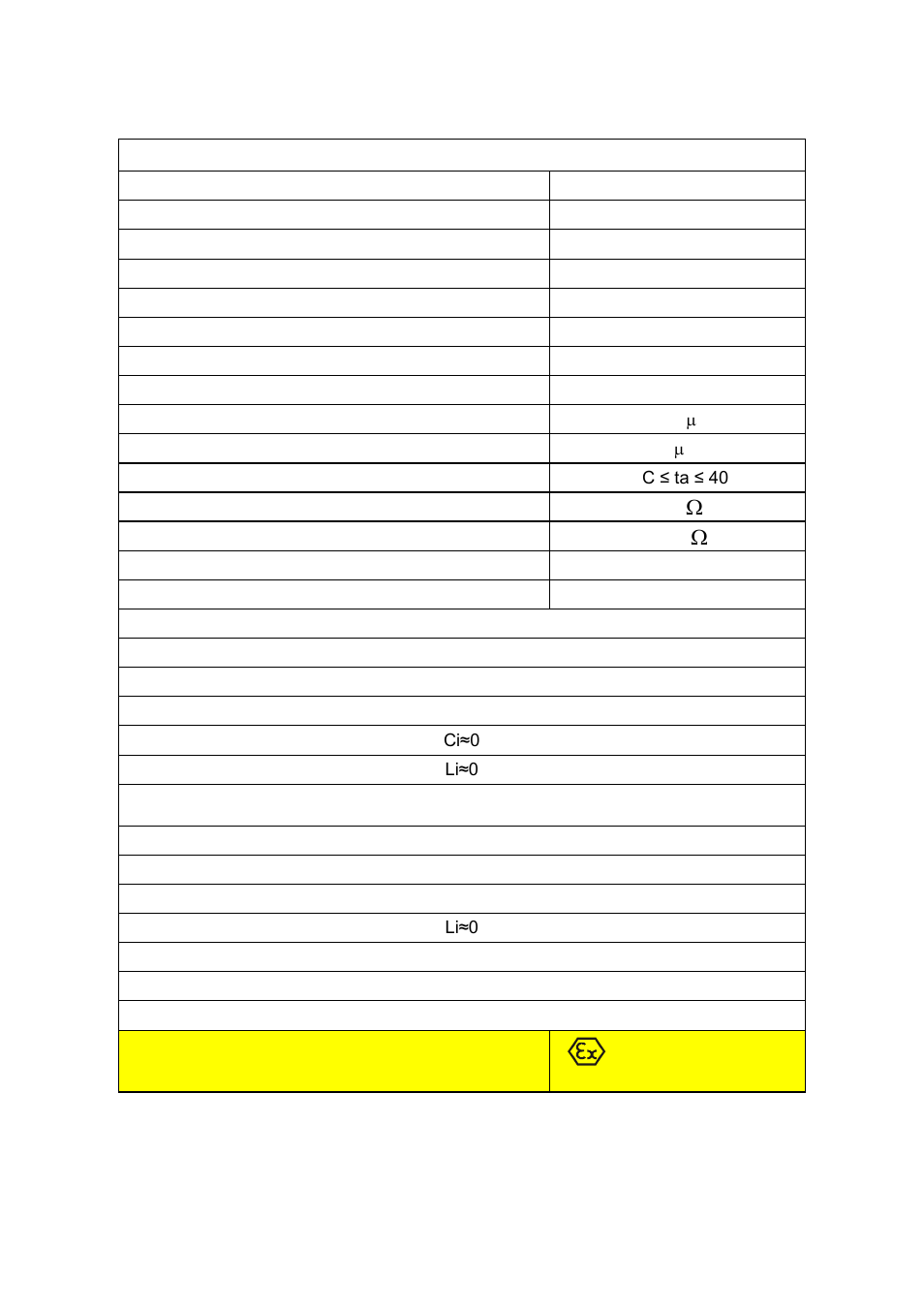 Pue c/31h/ex technical data: pue c/31h/ex | RADWAG PUE C indicator User Manual | Page 5 / 47