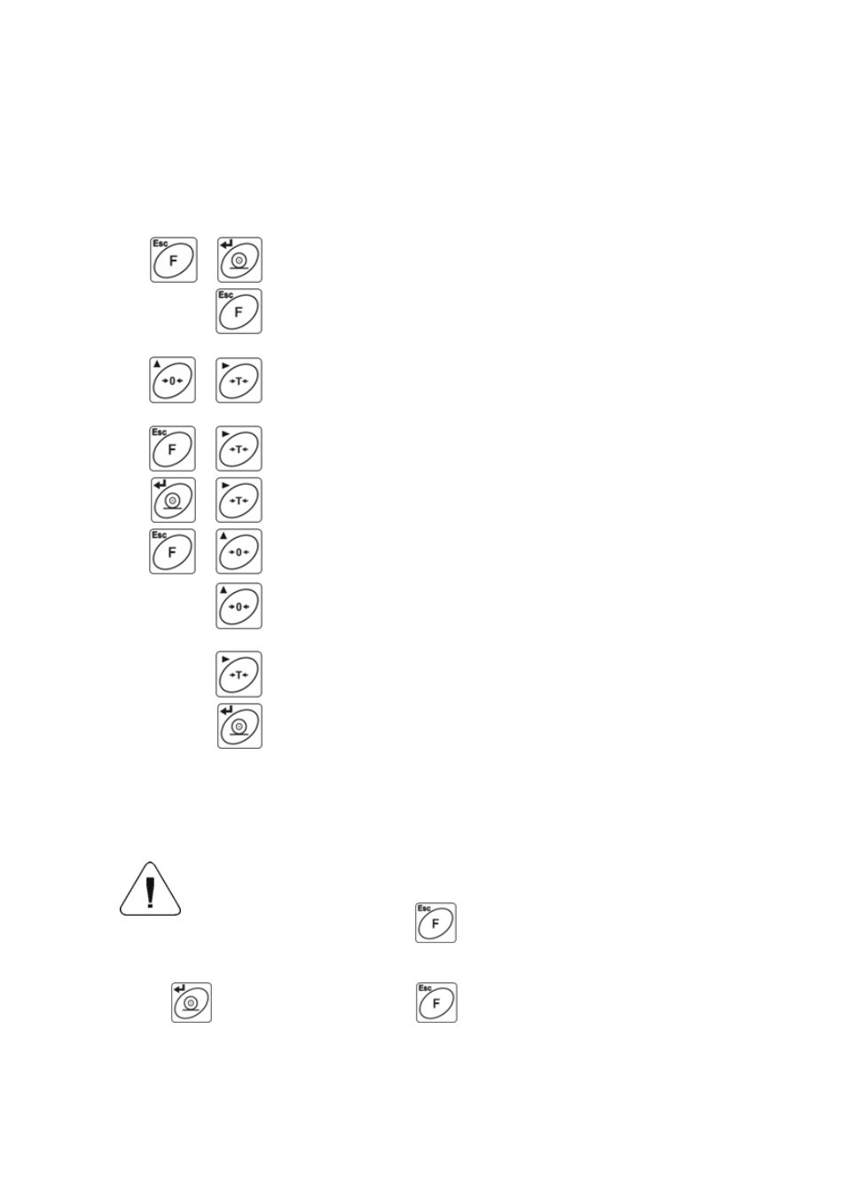 Moving through user menu, Keyboard, Return to weighing mode | Board | RADWAG WTB 600/AU Carat Balance User Manual | Page 15 / 65