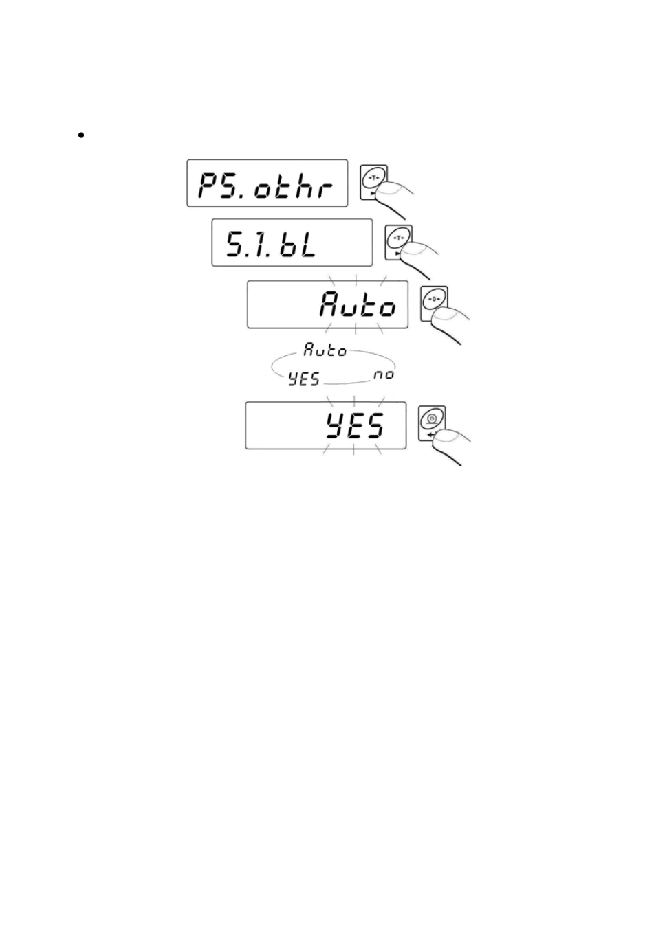 Backlight if supplied from mains, Backlight if supplied by batteries | RADWAG WTB 600/AU Carat Balance User Manual | Page 26 / 65