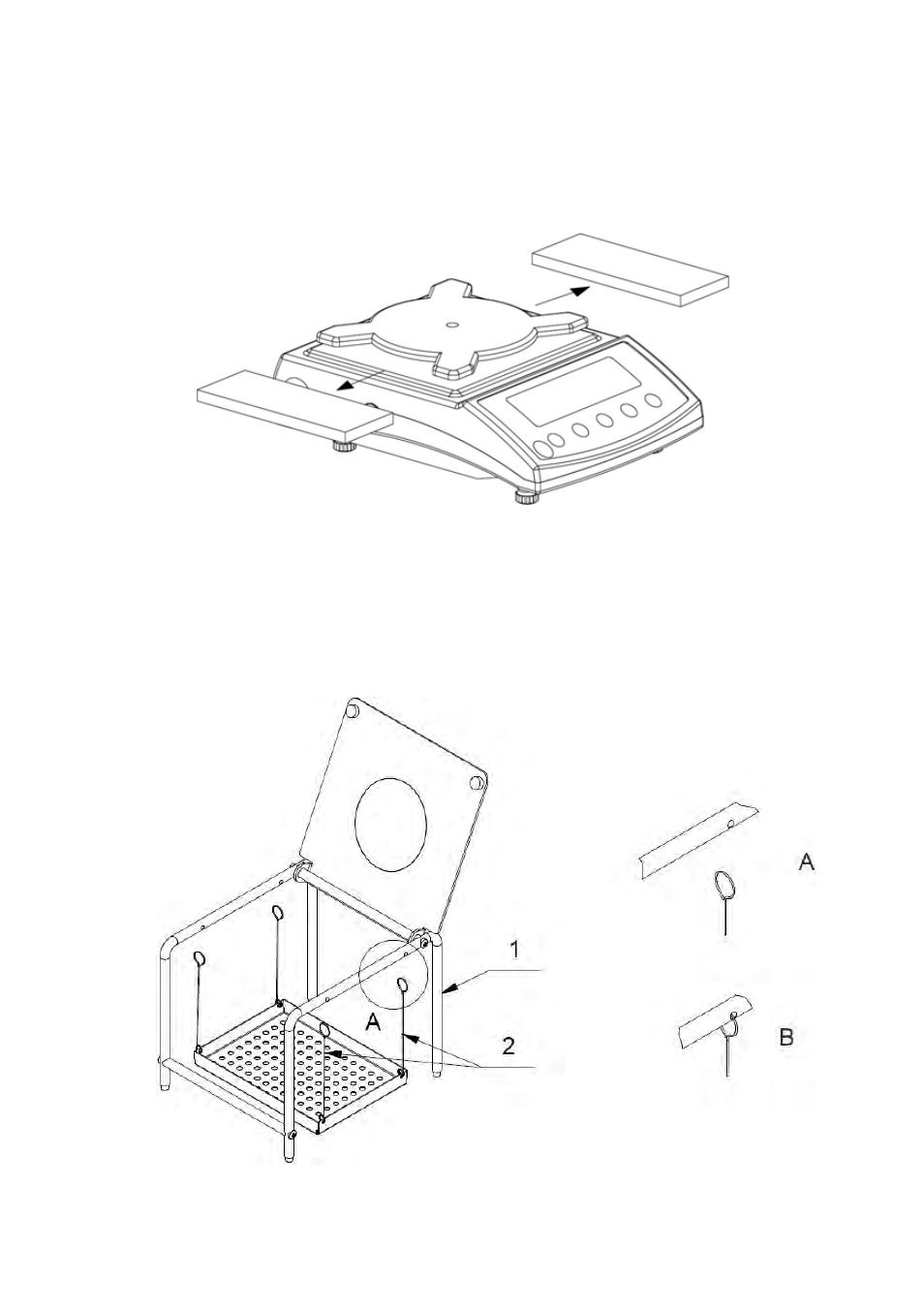 Unpacking and assembly | RADWAG WTB 600/AU Carat Balance User Manual | Page 8 / 65