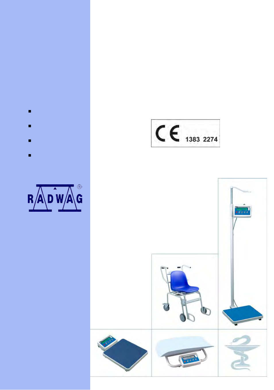 RADWAG WPT/8B 300C Ramps Bed Scales User Manual | 63 pages