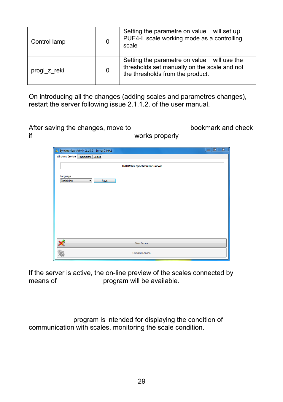 E2r manager | RADWAG E2R Weighing Records User Manual | Page 29 / 56