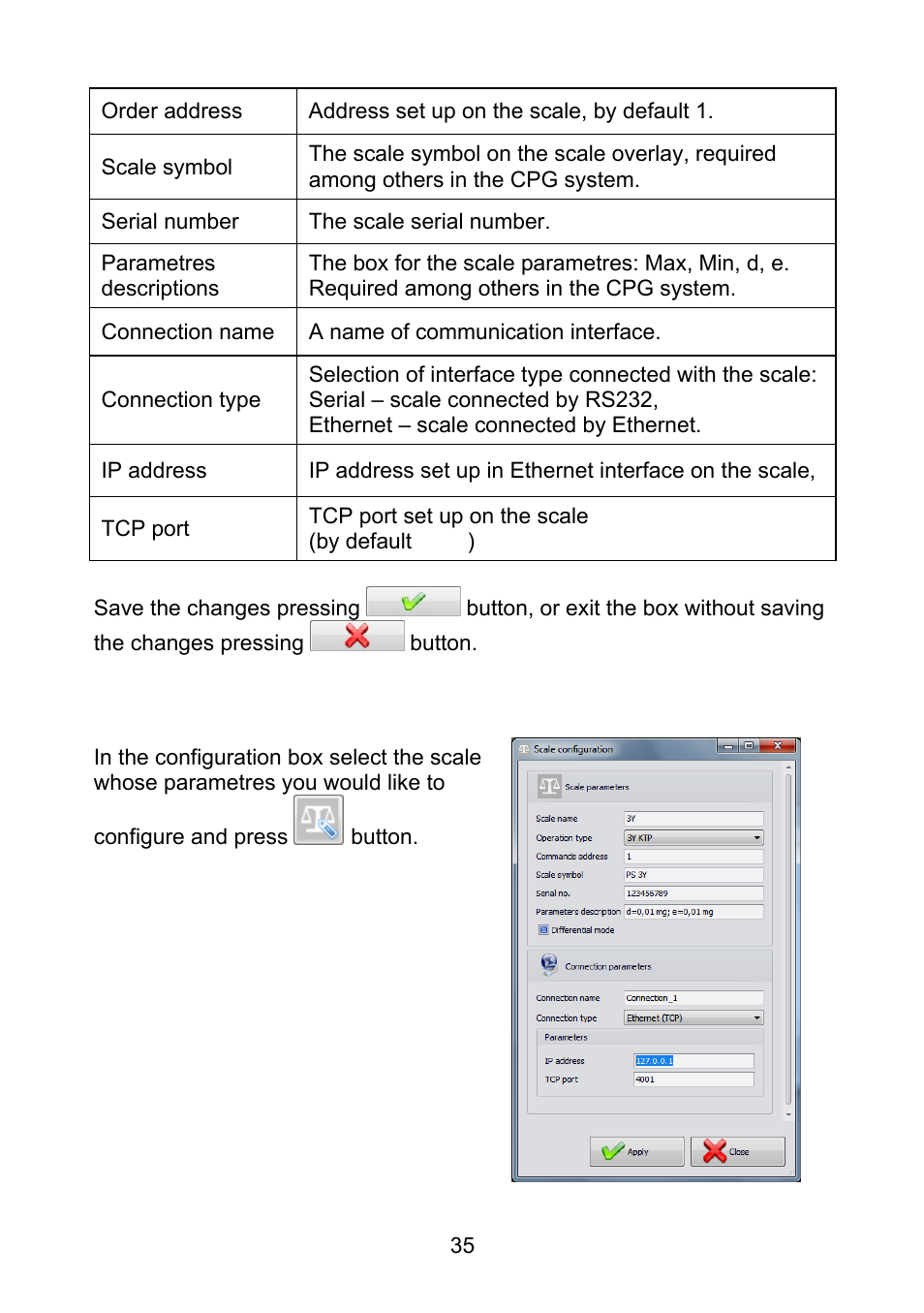 2 scale edition, Scale edition | RADWAG E2R Weighing Records User Manual | Page 35 / 56