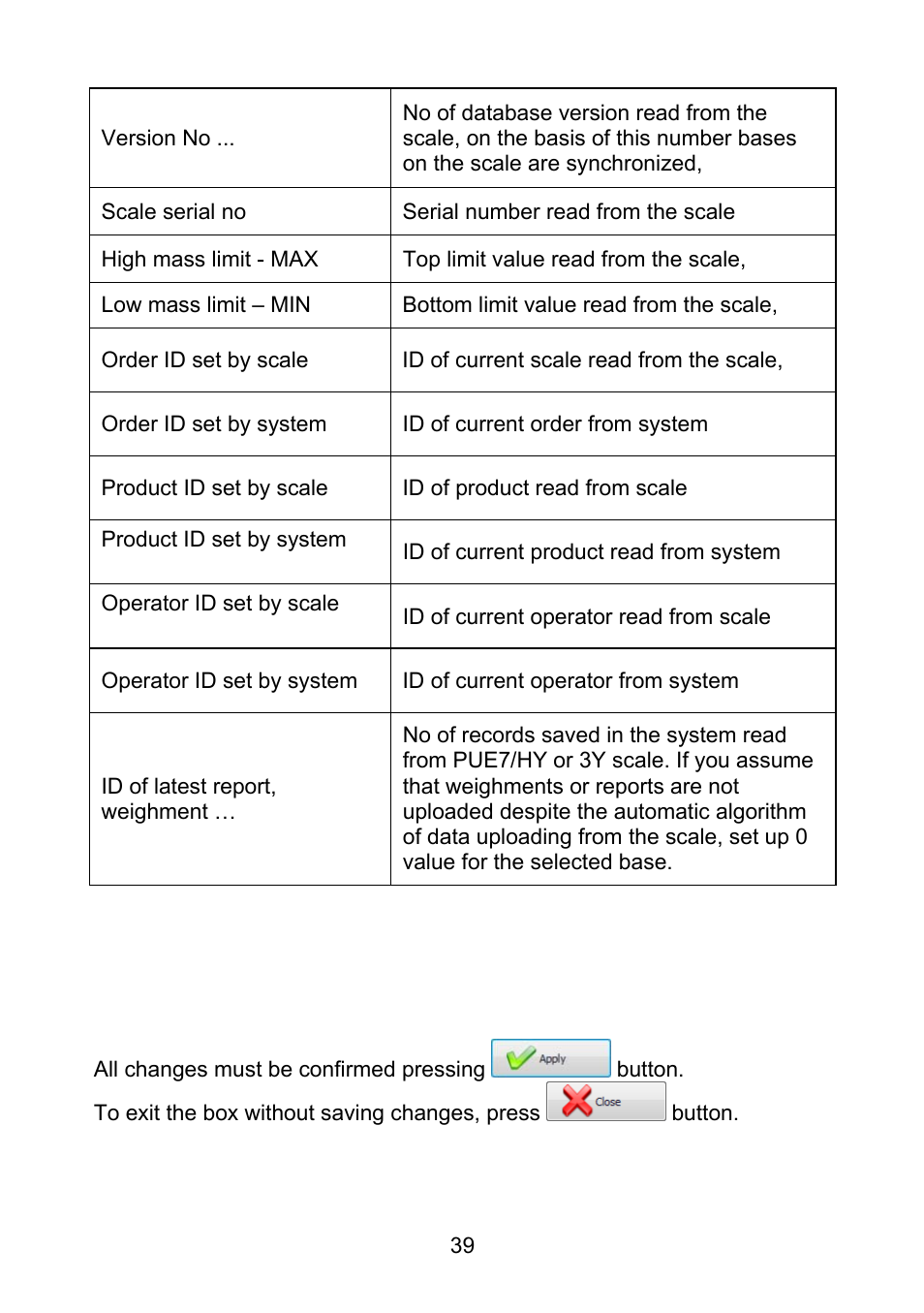 RADWAG E2R Weighing Records User Manual | Page 39 / 56