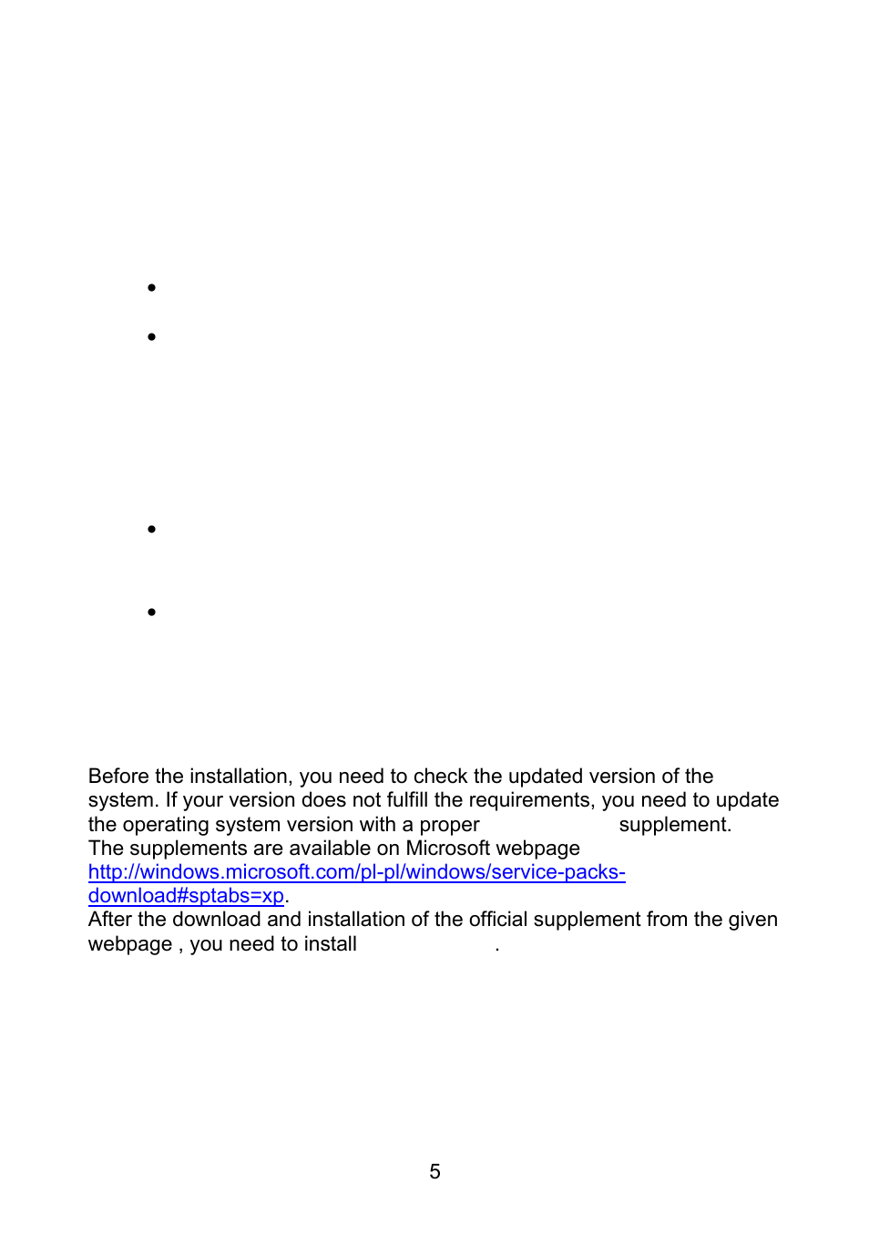 Installation | RADWAG E2R Weighing Records User Manual | Page 5 / 56