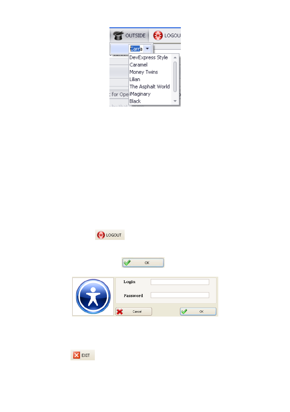 Logging out, Closing program | RADWAG E2R Weighing Records User Manual | Page 30 / 59