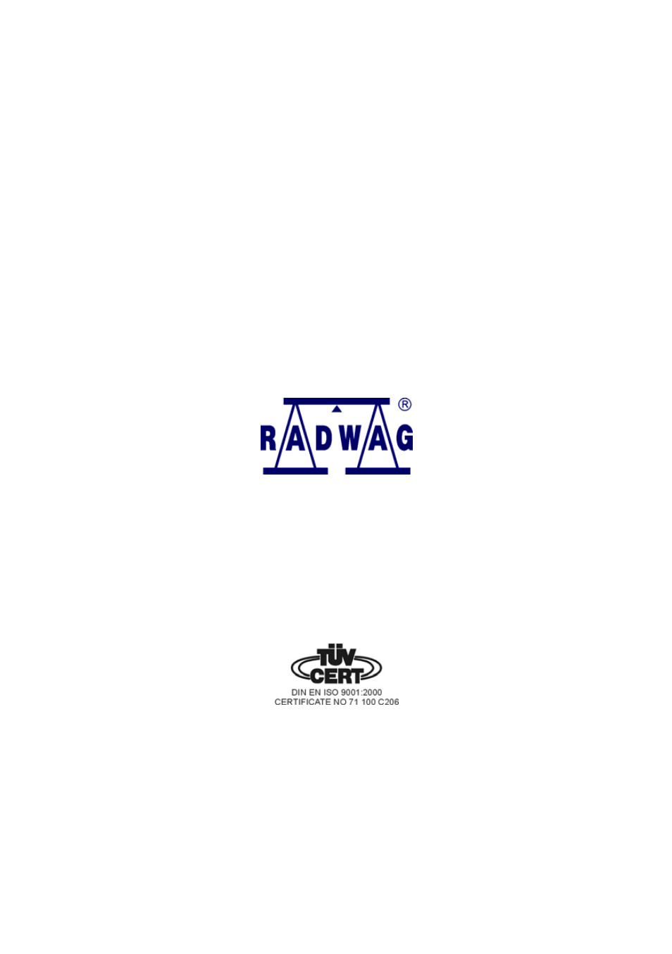Manufacturer | RADWAG E2R Weighing Records User Manual | Page 59 / 59