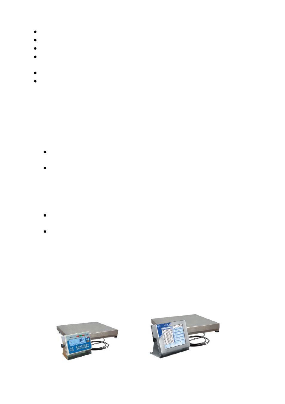 Scales cooperating with the system | RADWAG E2R Weighing Records User Manual | Page 6 / 59