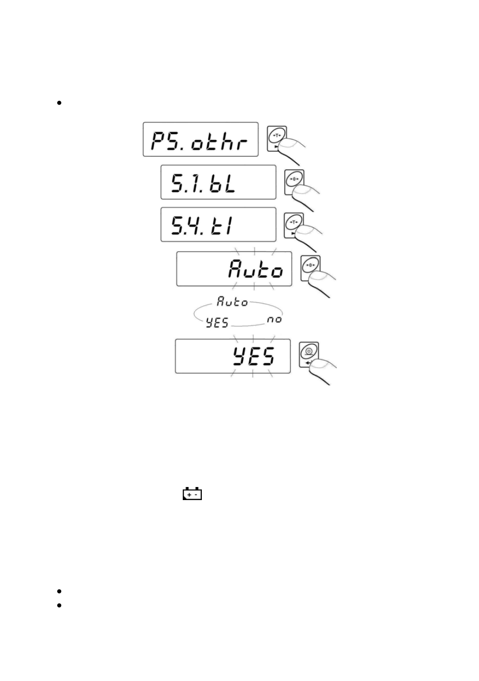 Battery voltage level check, Checking the batteries, Batter voltage level check | RADWAG PUE C/31H/Z Indicator User Manual | Page 30 / 68