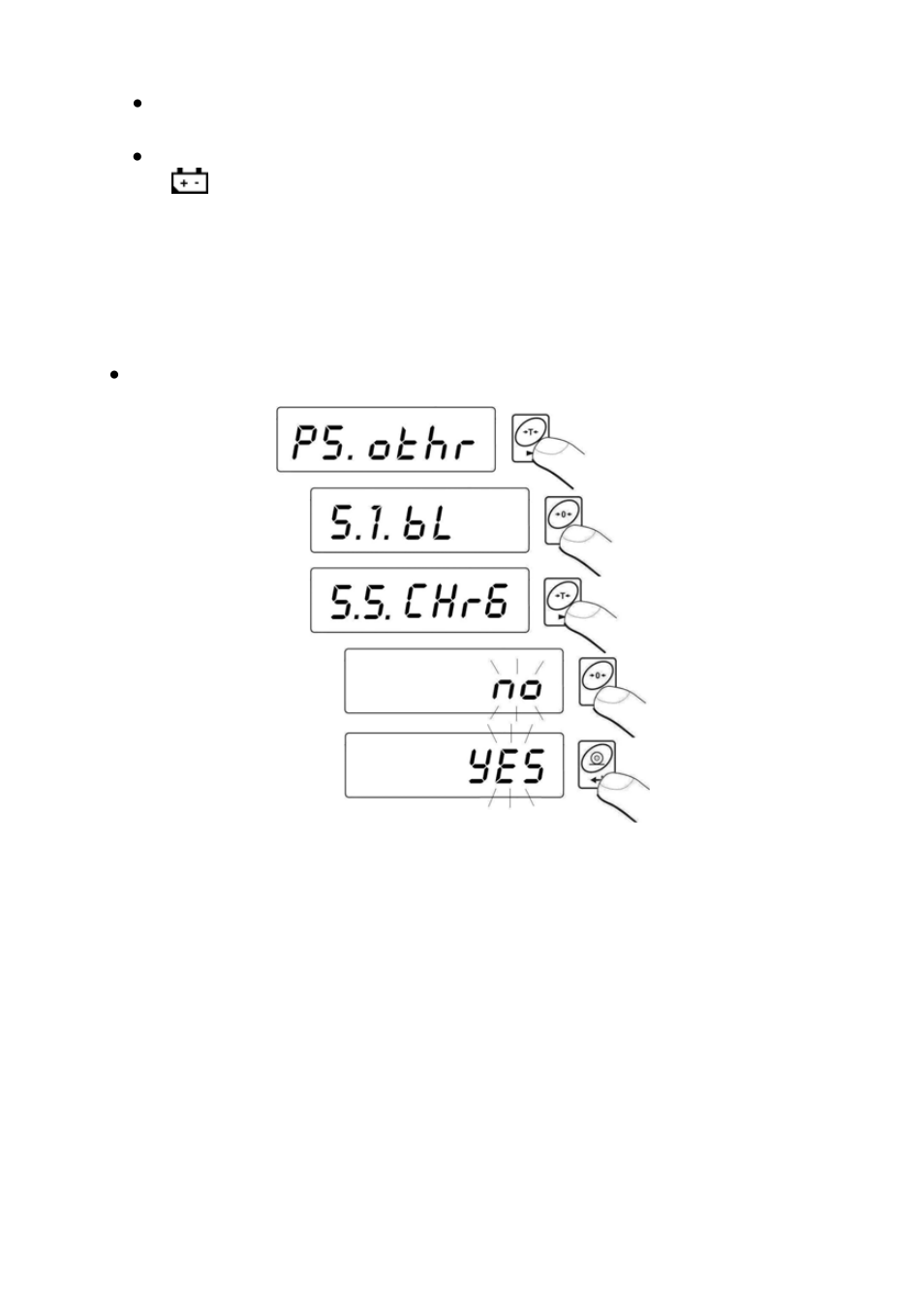 Formatting rechargeable battery packs | RADWAG PUE C/31H/Z Indicator User Manual | Page 32 / 68